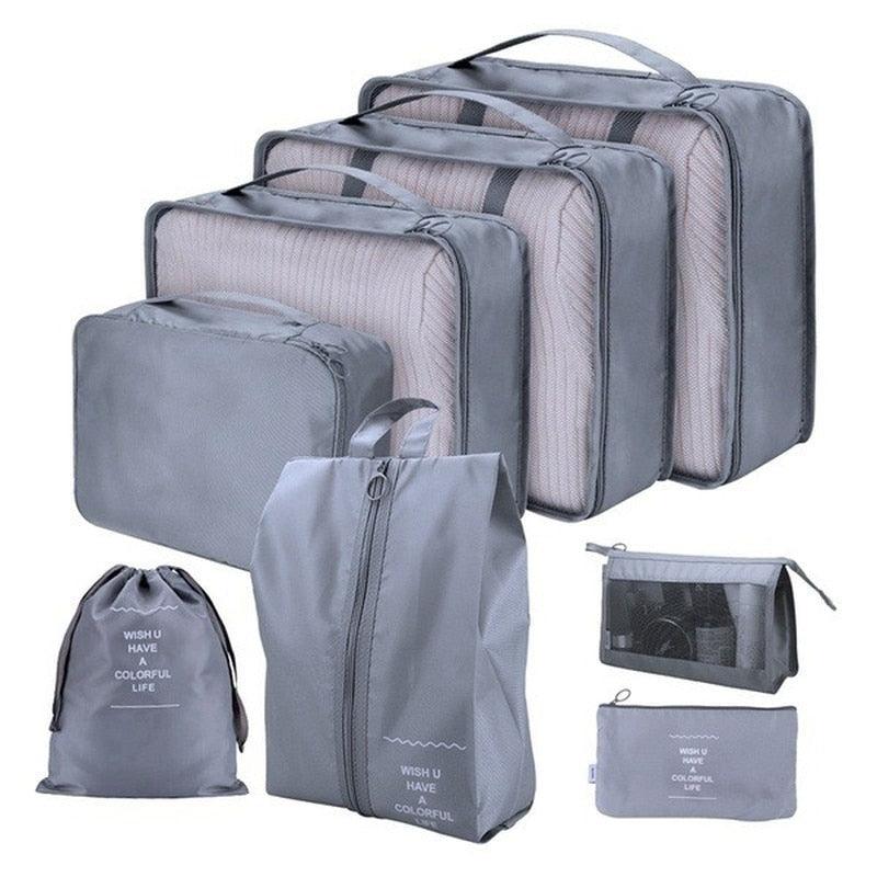 8PCS/Set Organizer Bags for Travel Organizer Bags Accessories Luggage Suitcase Organizer Waterproof Wash Bag Clothes Storage - Simplifica Buy